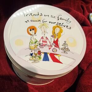 Creative Tops" Friends are the family we choose for ourselves " Storage Canister